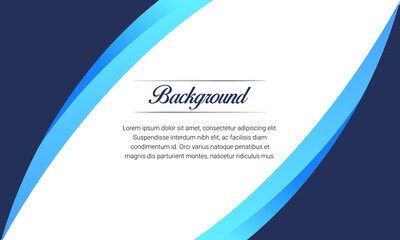 Modern Blue Curved Background