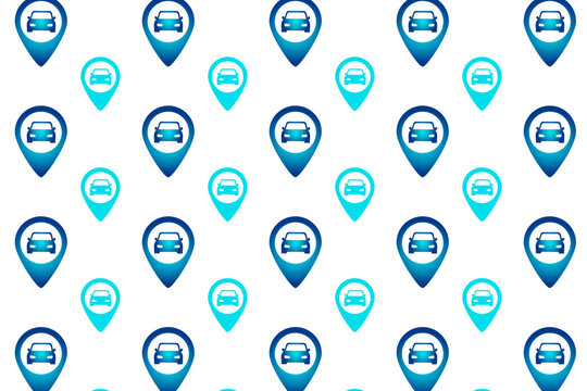 Abstract Car Placeholder Pattern Background