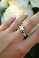 diamond ring for wedding wear it on your finger