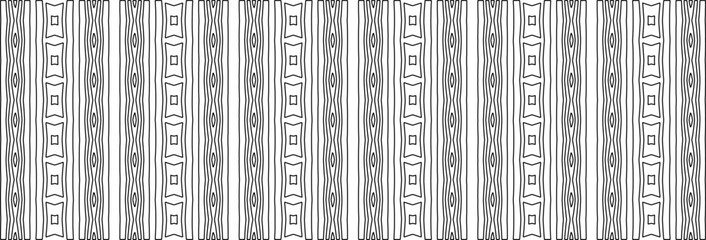  Stylish texture with figures from lines.Abstract geometric black and white pattern for web page, textures, card, poster, fabric, textile. Monochrome graphic repeating design. 