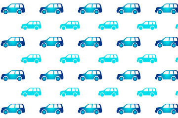 Abstract Family Car Pattern Background