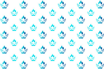 Abstract Fire Insurance Pattern Background