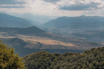 view from the top of the mountain