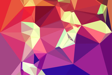 Colorful Polygon Background
