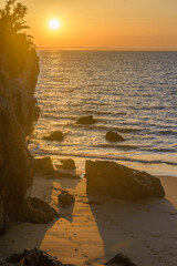Dawn, ocean, embankment, summer, morning