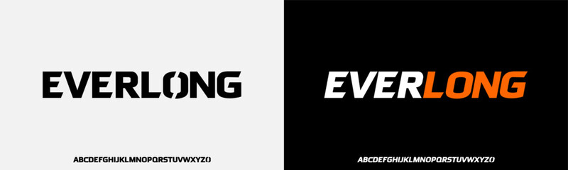 Modern Italic Regular Alphabet Font. Typography urban style fonts for technology, digital, movie logo design. vector illustration