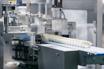 machine wotking in factory