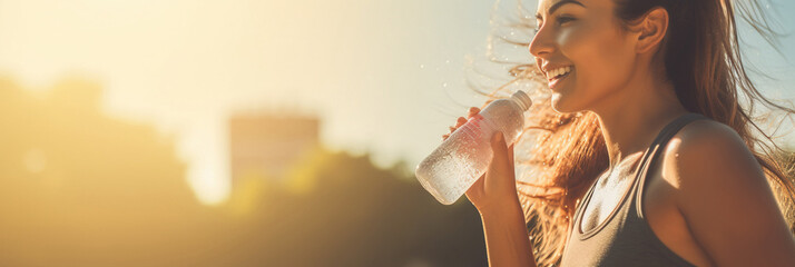 Woman in her 30s prepares to start her exercise routine