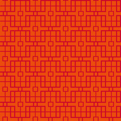 Vector seamless pattern in asian style. Vector chineese seamless pattern for Chinese new year. Asian holiday geomertic ornament.