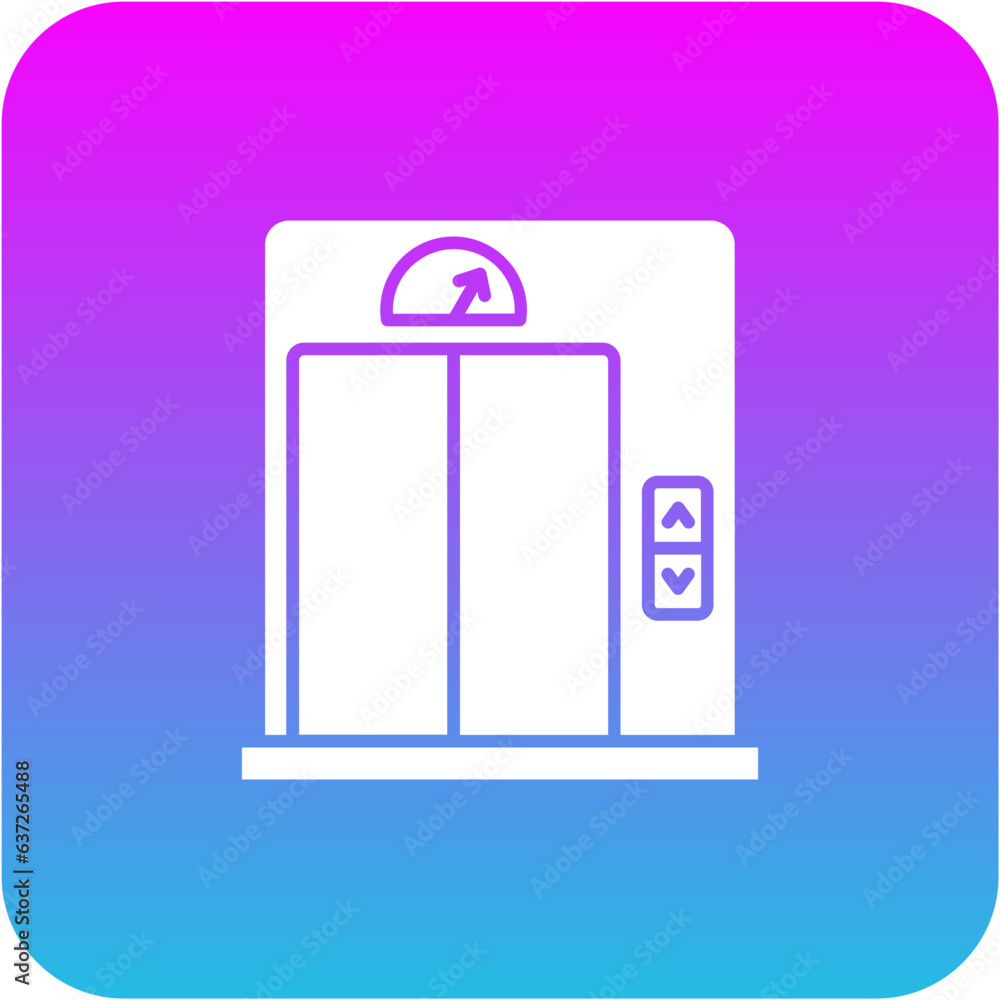 Canvas Prints Elevator Icon