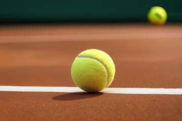 tennis ball on court