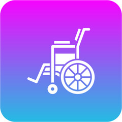 Fototapeta na wymiar Wheel Chair Icon