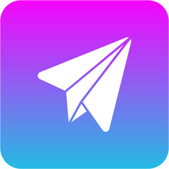 Fototapeta premium Telegram Icon