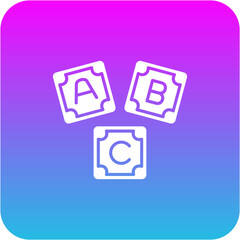 Abc Block Icon