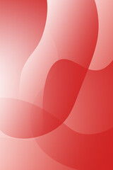 smooth red gradient background with wavy lines and free space