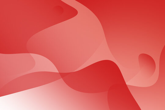 smooth red gradient background with wavy lines and free space