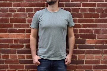 man in a t-shirt