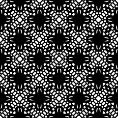 White background with black pattern. Seamless texture for fashion, textile design,  on wall paper, wrapping paper, fabrics and home decor. Simple repeat pattern.