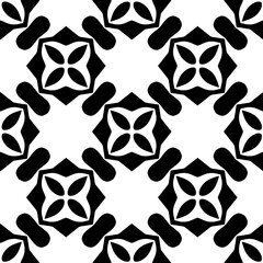 White background with black pattern. Seamless texture for fashion, textile design,  on wall paper, wrapping paper, fabrics and home decor. Simple repeat pattern.