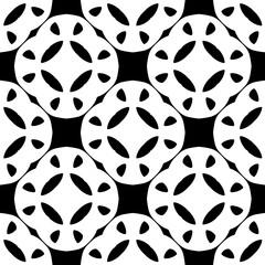 White background with black pattern. Seamless texture for fashion, textile design,  on wall paper, wrapping paper, fabrics and home decor. Simple repeat pattern.