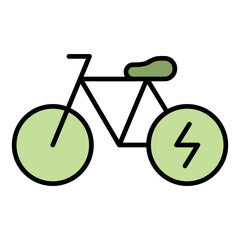 Electric bike icon