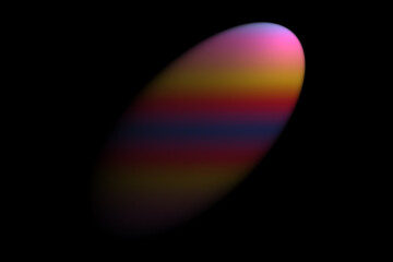 Abstraktes, dunkles Hintergrundmotiv - Hintergrundbild - Hintergrunddesign mit Lichteffekt und Farbverlauf in Regenbogenfarben