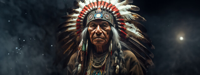 Fototapeta premium apache tribe