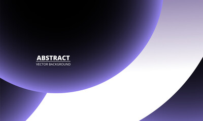 Modern abstract background with dark violet circles. Geometric vector illustration
