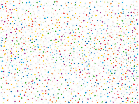 Magic Rainbow Triangular Confetti