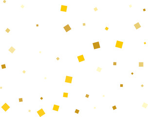 Gold Squares Confetti