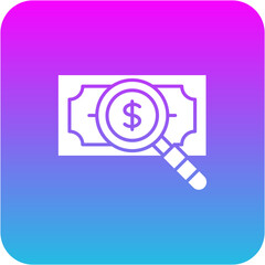 Loupe Money Icon