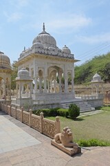 Gatore Ki Chhatriyan ( royal crematorium grounds ) , Jaipur, Rajasthan, India