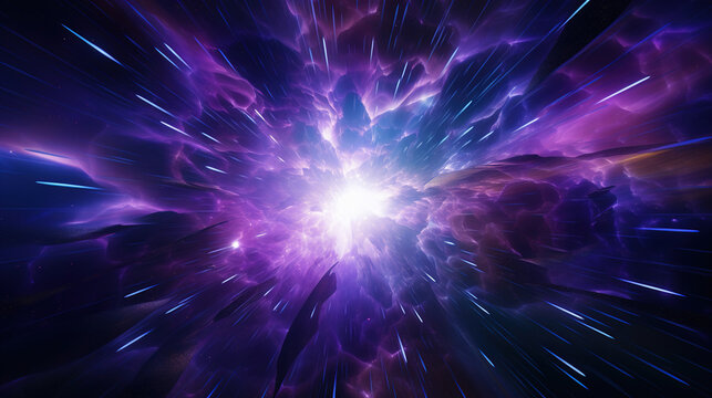 abstract light background central focused. Generative Ai