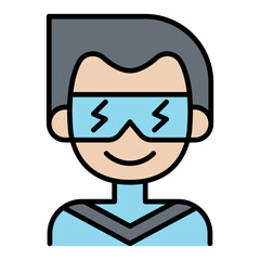 Super hero icon