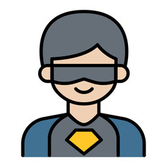 Super hero icon