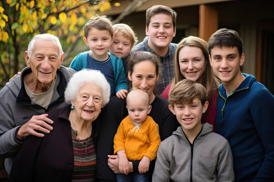 Group Of People Of All Ages