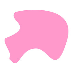 Abstract blob shape recolorable vector element