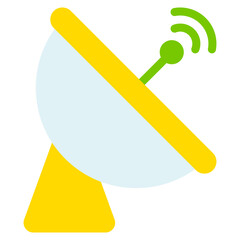 parabolic icon with outline style. Suitable for website design, logo, app, UI and ETC.