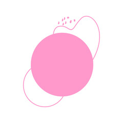 Abstract blob shape recolorable vector element