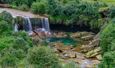 Obraz premium waterfall in the forest