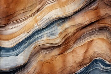 Harmonious blend of wood shapes and textures found in nature. Generative AI