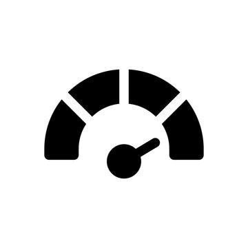 speedometer glyph icon