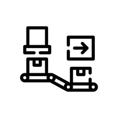 delivery line icon