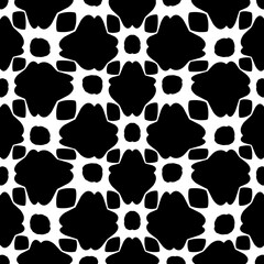 White background with black pattern. Seamless texture for fashion, textile design,  on wall paper, wrapping paper, fabrics and home decor. Simple repeat pattern.