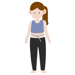 women Weight measuring tape weight loss slim body designs simple for slim and clinic health service