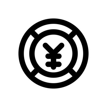 recommend clip art: yen line icon