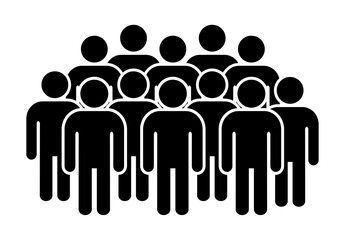 Symbol, ikona ludzi. Plik wektorowy