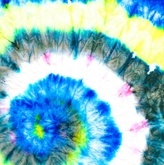 Pastel Spiral Tie Dye. Tye Round Design. Clothes