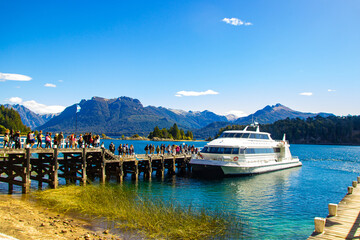 Bariloche beautiful scenic views, landscapes, mountains and lakes Patagonia Argentina