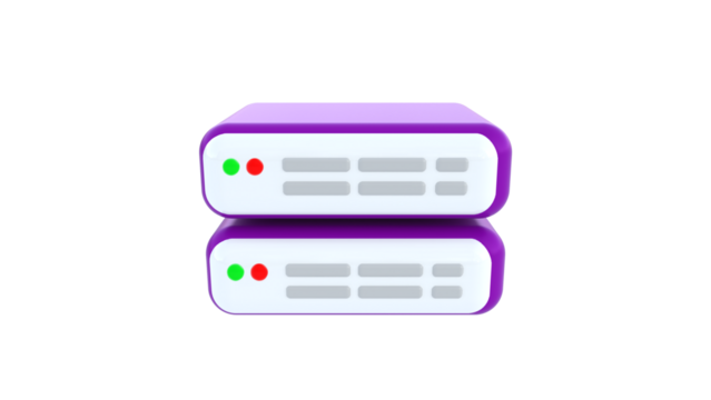 illustration of a web server transparent background